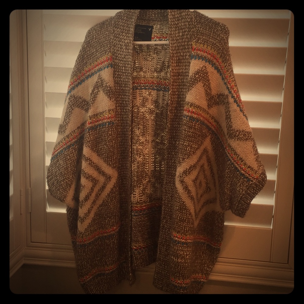 American eagle poncho